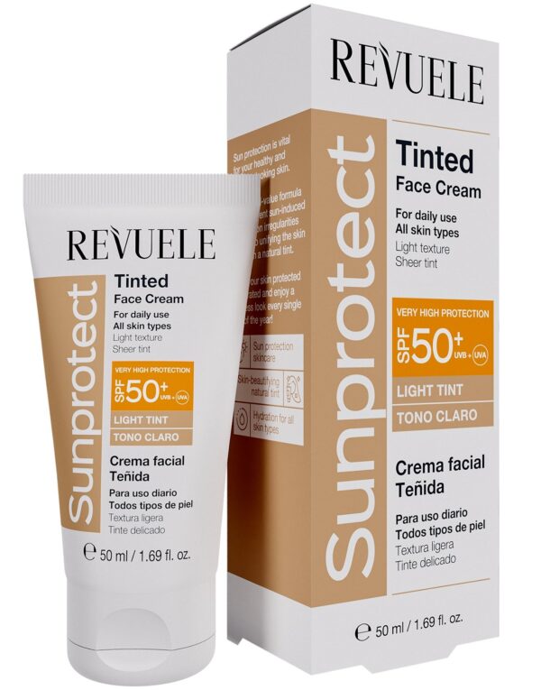 Revuele tinted sunscreen واقي شمس ملون من ريفويل