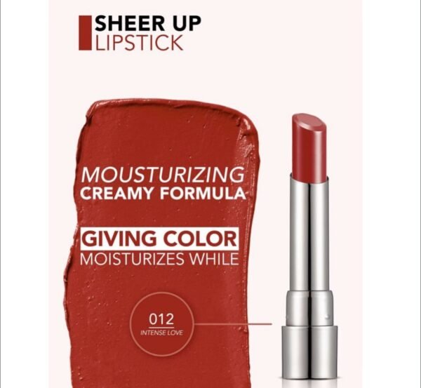 احمر شفاه لامع من flormar sheer up 12
